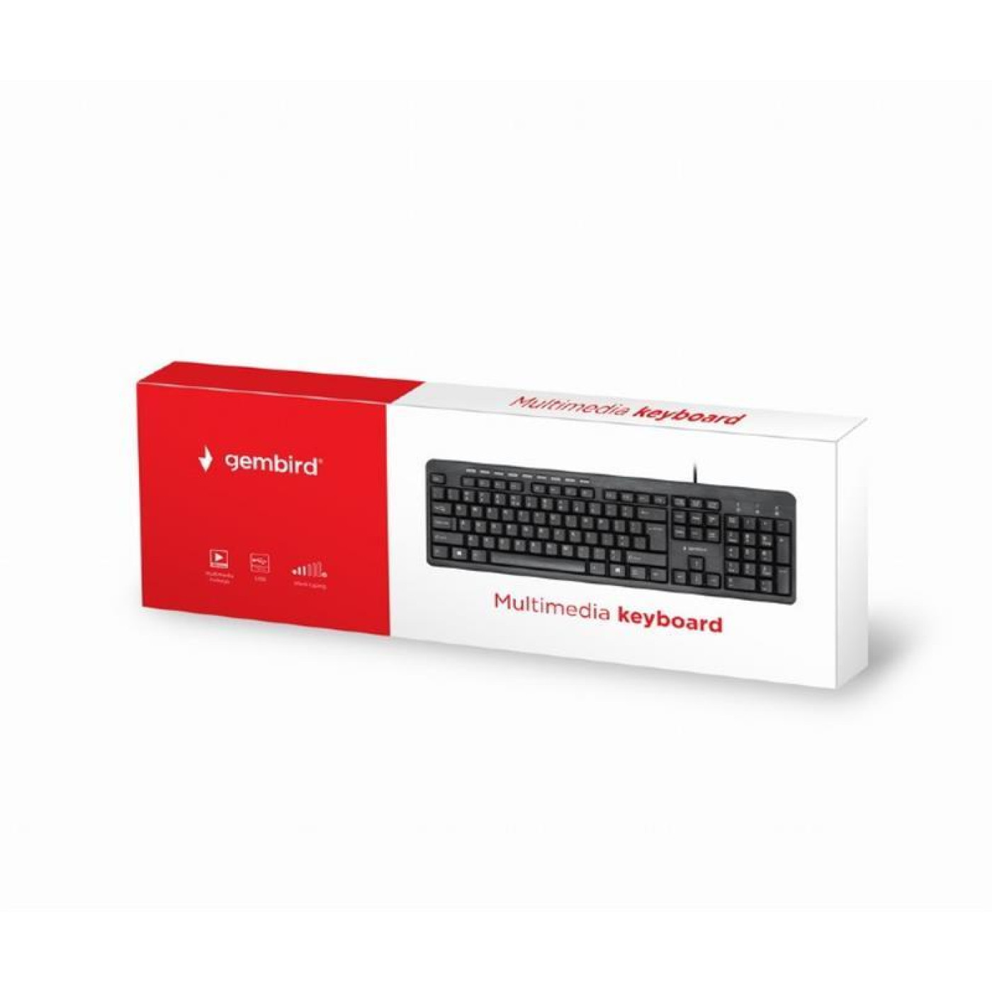 Клавіатура Gembird KB-UM-106-UA USB Black (KB-UM-106-UA)