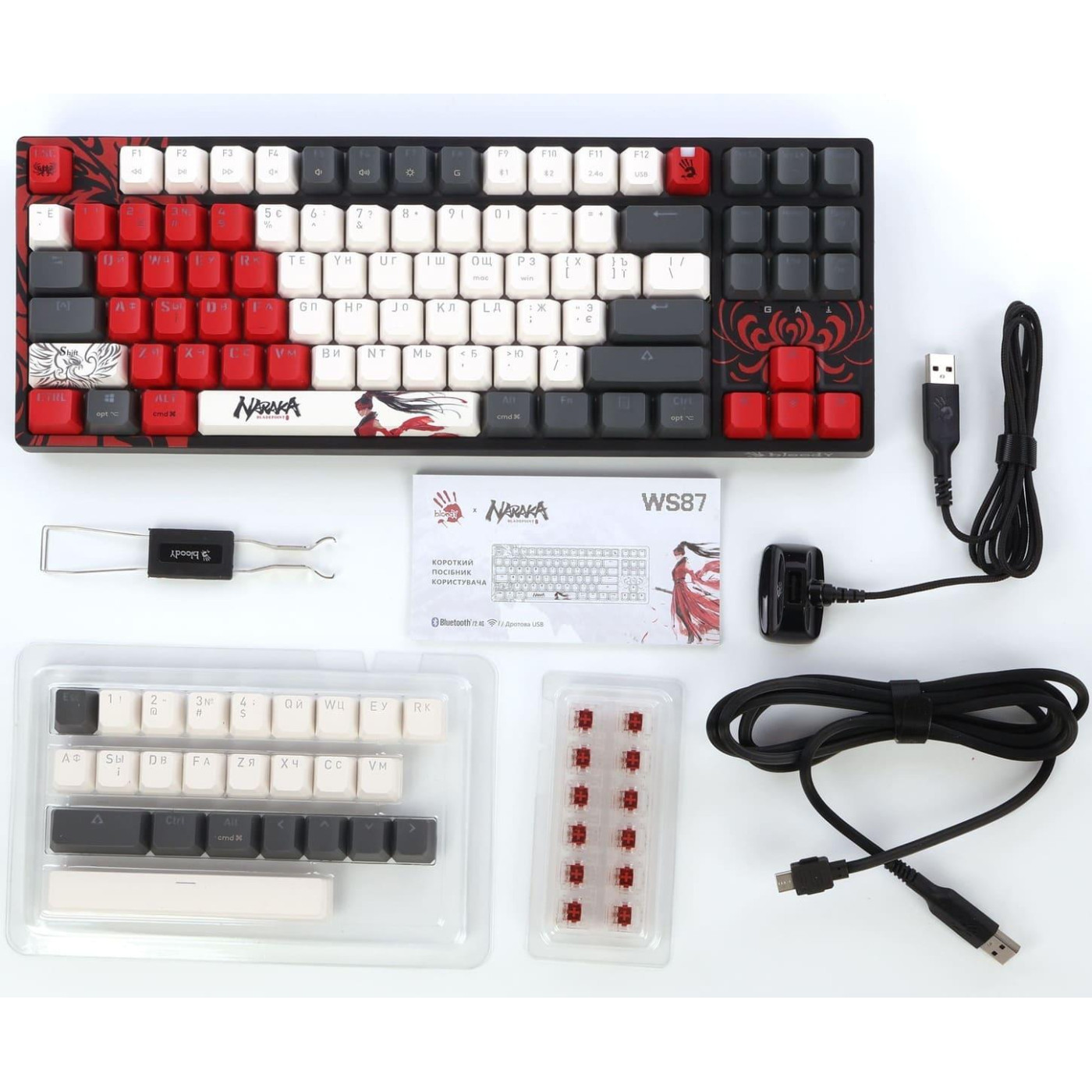 Клавіатура Bloody A4Tech WS87 (Naraka) (WS87 (Naraka))