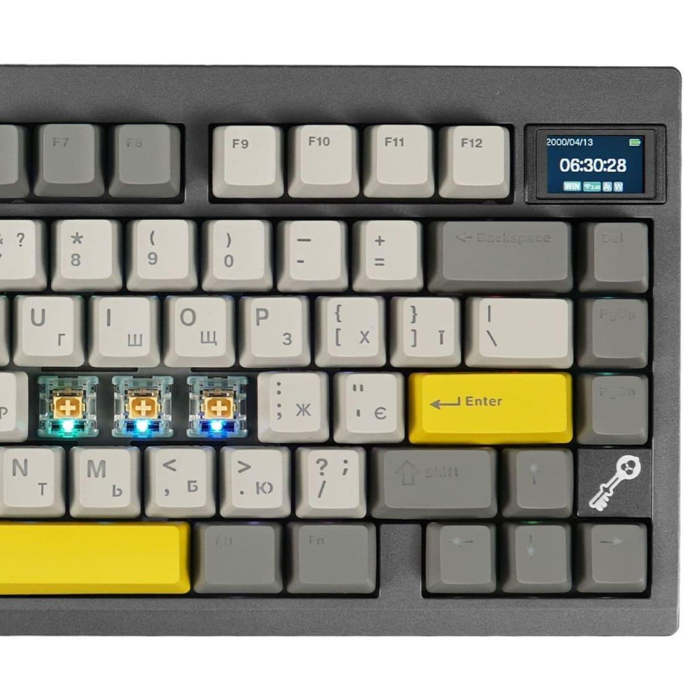 Клавиатура Epomaker TH80 PRO V2 Sea Salt Silent Black (TH80-PROV2-B-SS)