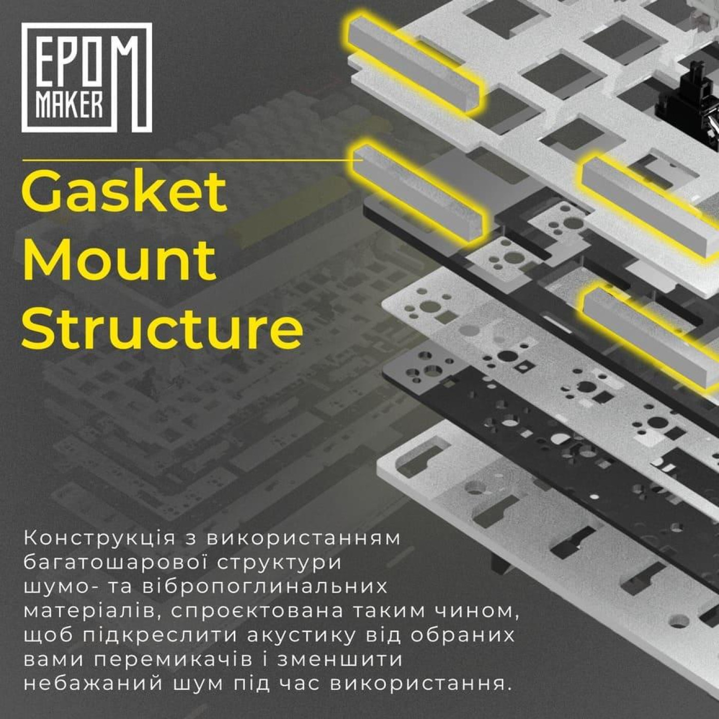 Клавиатура Epomaker TH80 PRO V2 Wisteria Tactile White (TH80-PROV2-W-WT)