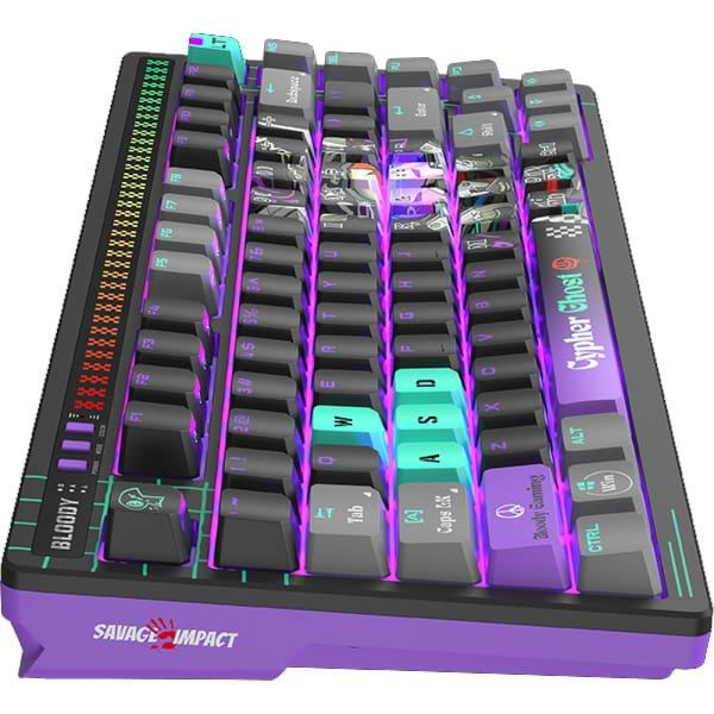 Клавиатура Bloody AT75 (Cypher Ghost) (AT75 (Cypher Ghost))