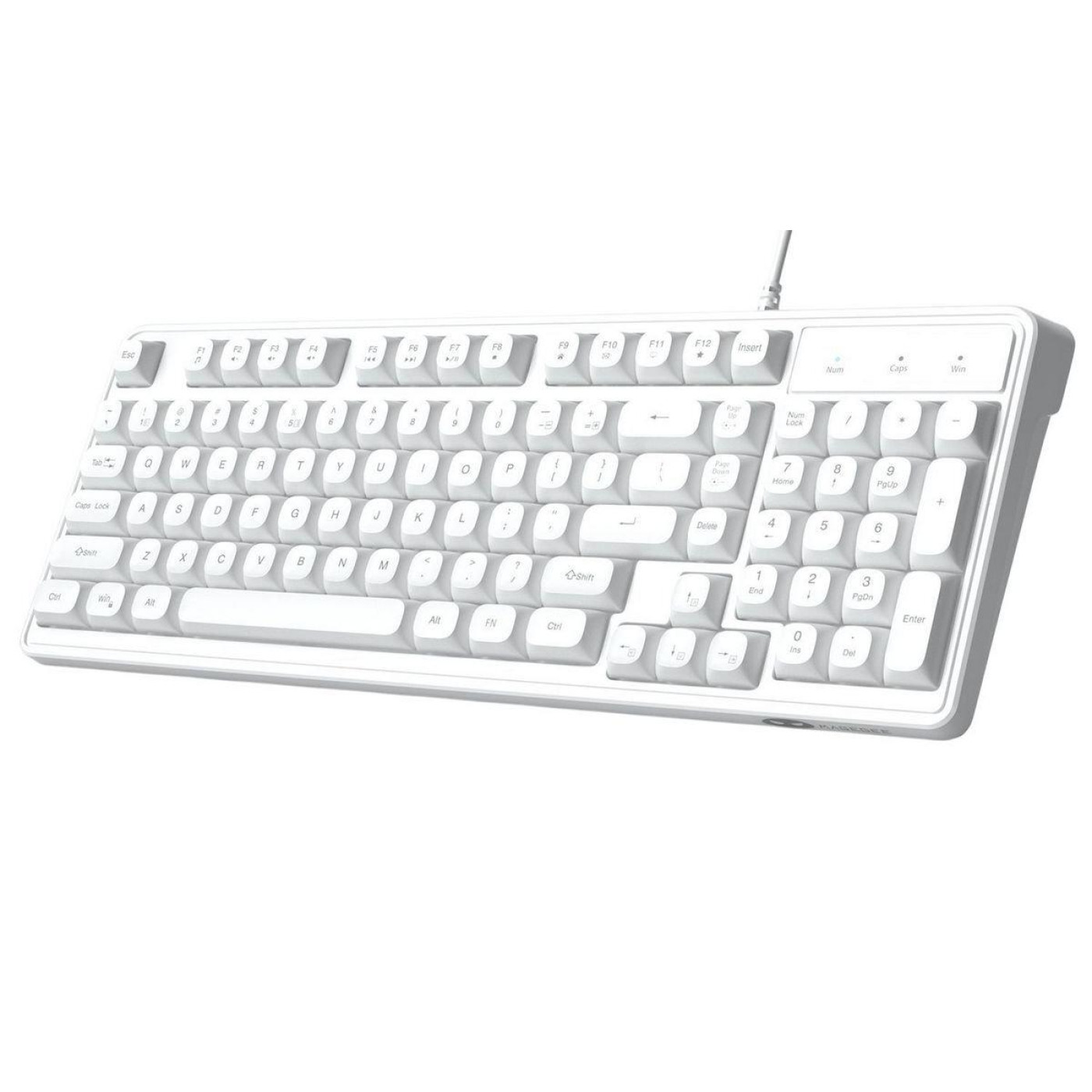 Клавіатура MageGee GK980 (6971969727090-UA) White (G-000004390)