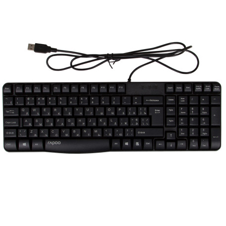 Клавіатура Rapoo N2400 USB Black (59709) (N2400 Black)