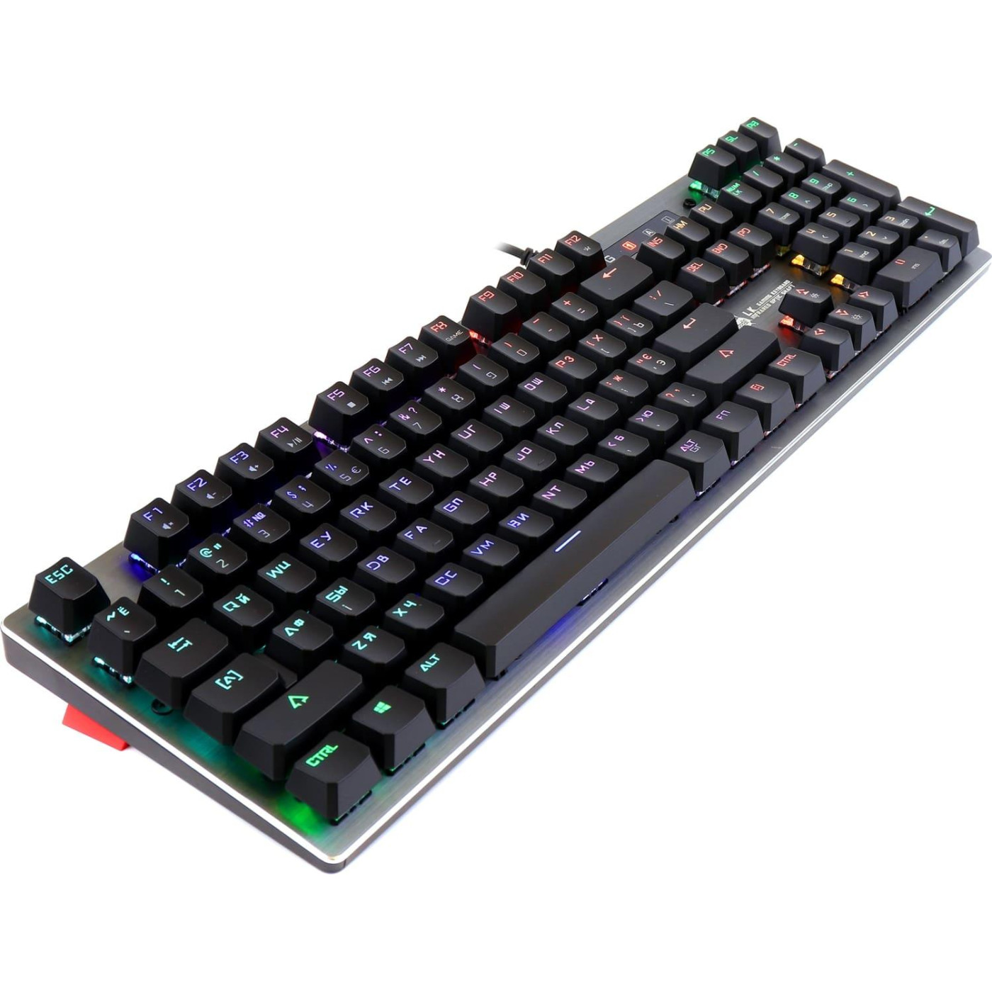 Клавиатура Bloody A4Tech B760 Green Switch RGB USB Grey (B760 (Grey) Green Sw)