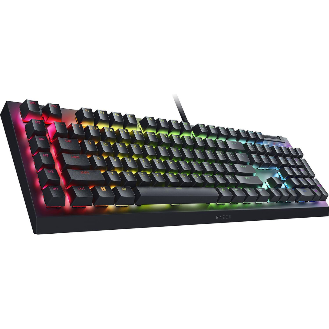 Клавіатура Razer BlackWidow V4 X Green Switch USB Black (RZ03-04700800-R3R1)