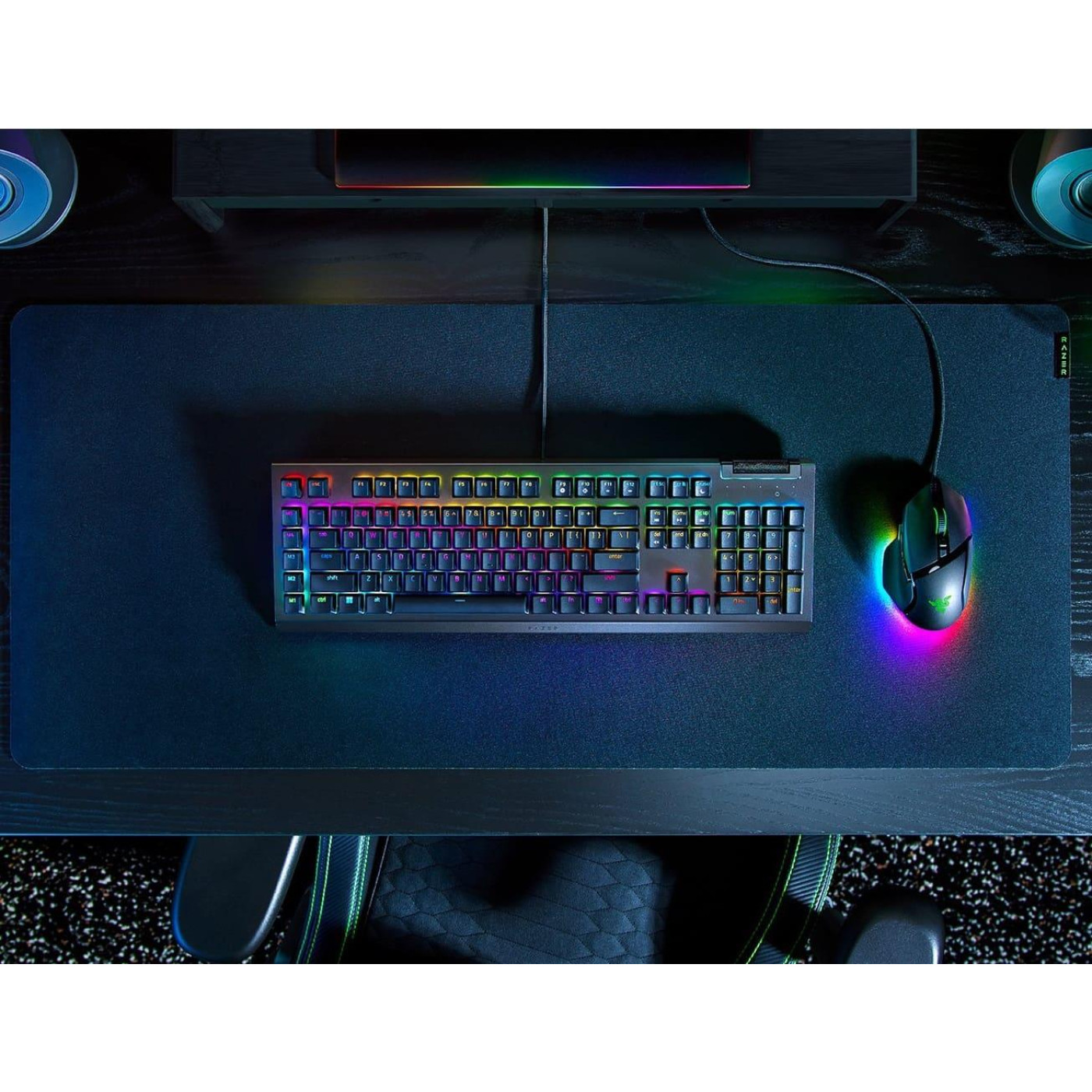Клавіатура Razer BlackWidow V4 X Green Switch USB Black (RZ03-04700800-R3R1)