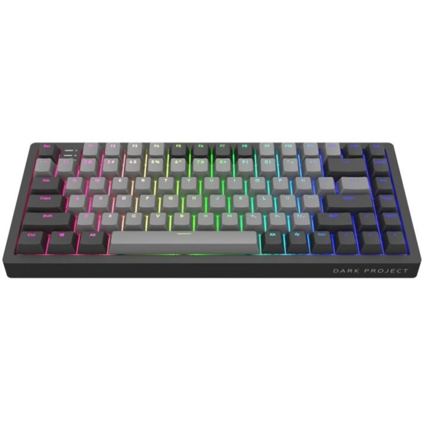 Клавіатура Dark Project KD83A PBT Mechanical Gateron Cap Teal Black/Gray (KB-GCT-871-100004)