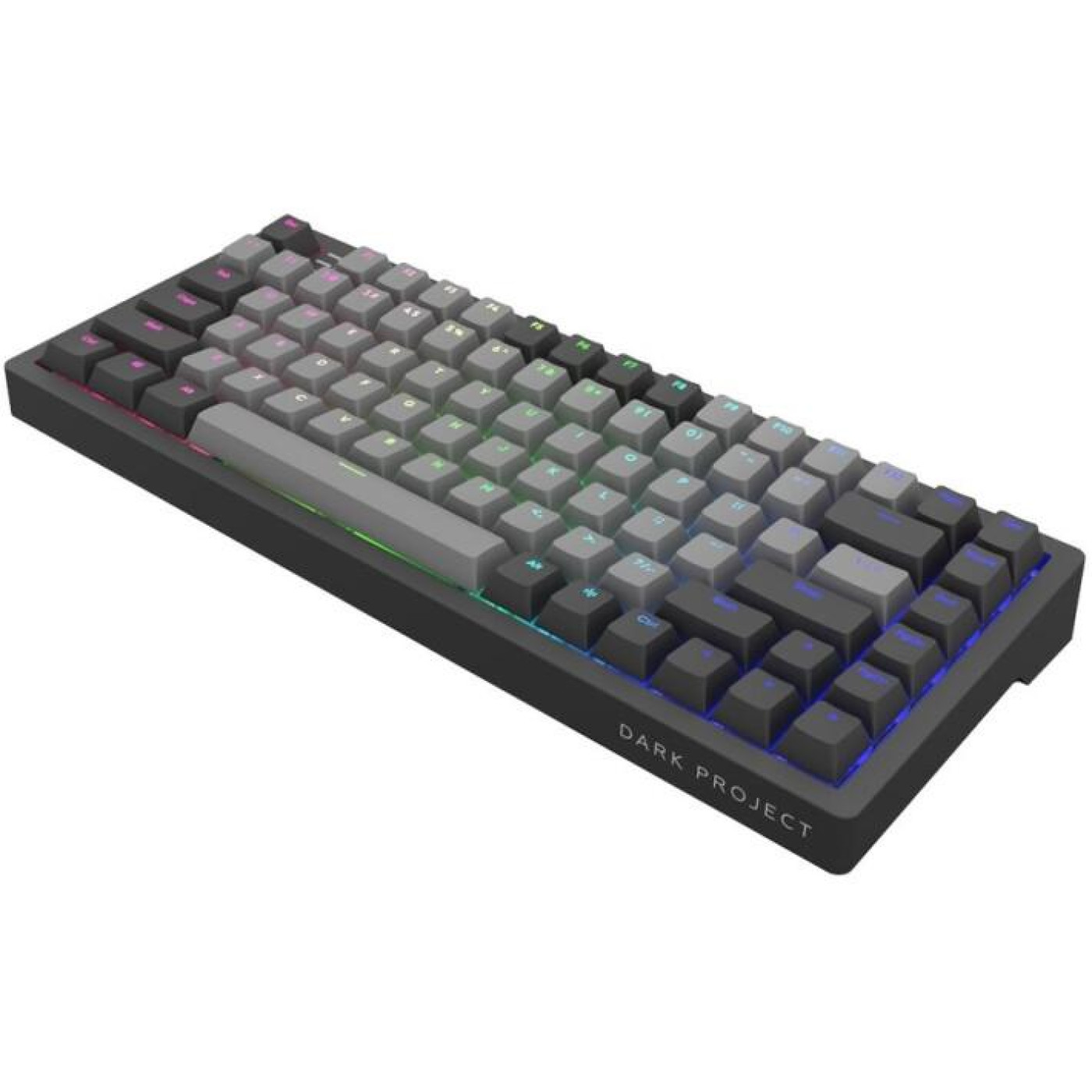 Клавіатура Dark Project KD83A PBT Mechanical Gateron Cap Teal Black/Gray (KB-GCT-871-100004)