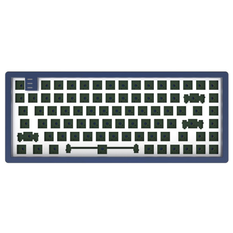 Клавіатура Dark Project KD83A LTD Aluminum Barebones Темно-синя (KB-CST-831-502224)