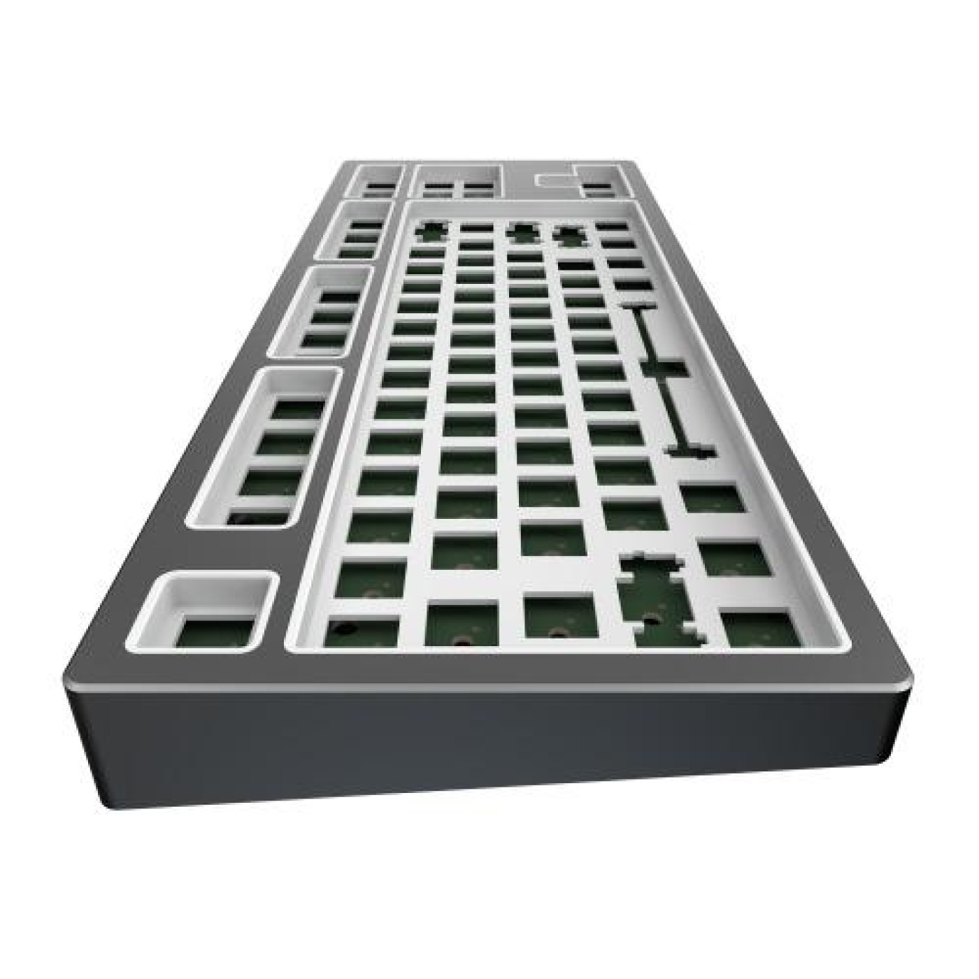 Клавіатура Dark Project KD87B LTD Aluminum Barebones Темно-сіра (KB-CST-872-702224)