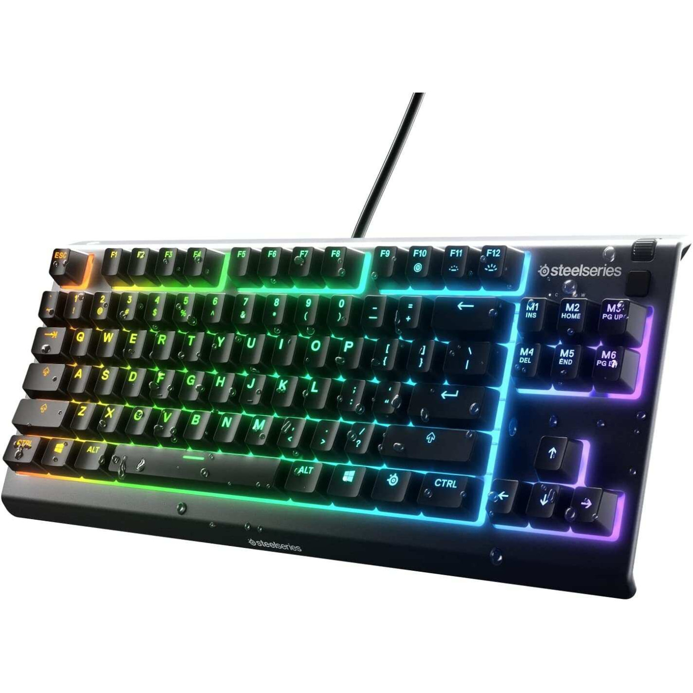 Клавиатура SteelSeries Apex 3 TKL RGB USB Black (64831)