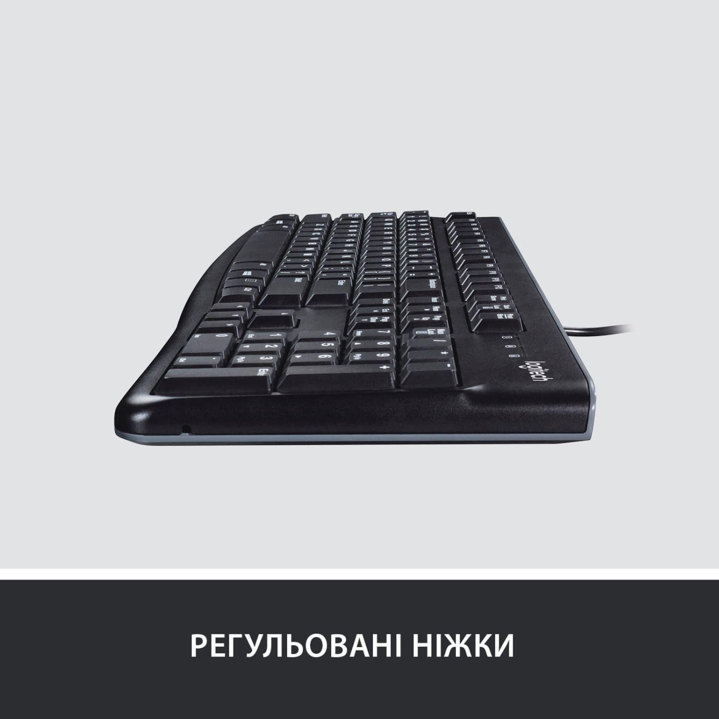 Клавіатура Logitech K120 Ukr USB Black (920-002643)