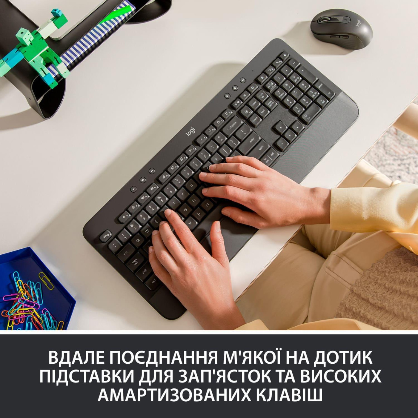 Клавиатура Logitech Signature K650 US Wireless Graphite (920-010945)
