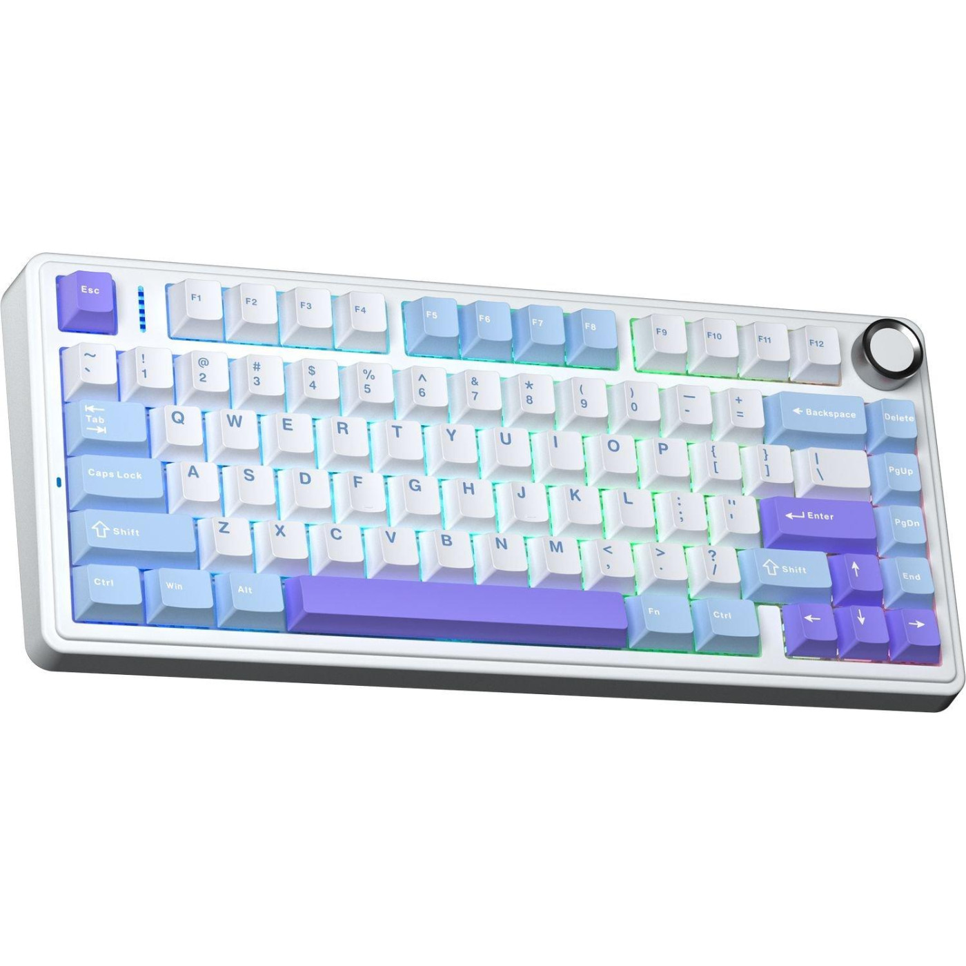 Клавіатура Aula F75 Gasket Reaper Hot-Swap PBT 2.4G Wireless/BT Purple (6978080501479)