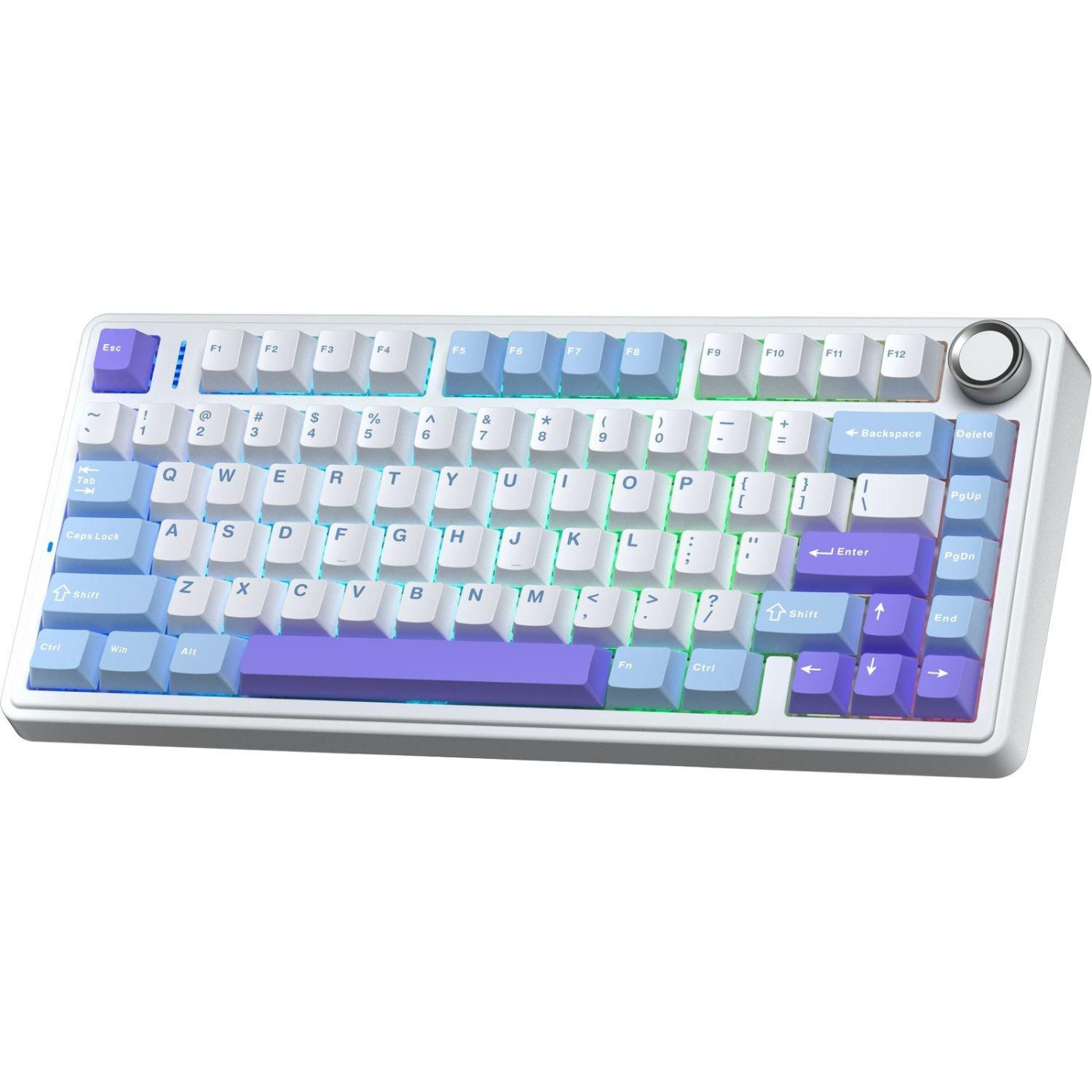 Клавіатура Aula F75 Gasket Reaper Hot-Swap PBT 2.4G Wireless/BT Purple (6978080501479)