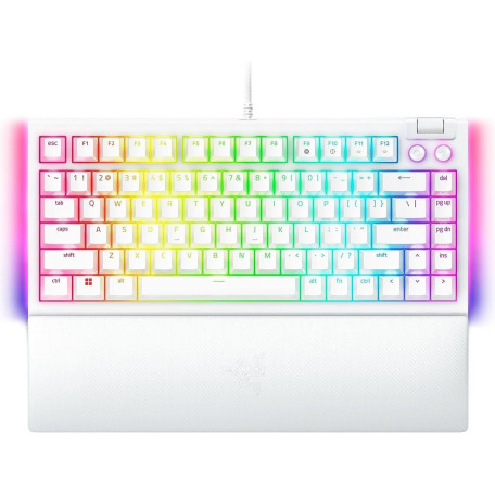 Клавіатура Razer BlackWidow V4 75% Mechanical Orange Switch USB White (RZ03-05001700-R3M1)