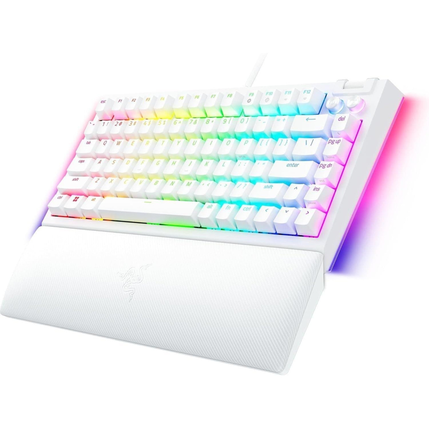 Клавіатура Razer BlackWidow V4 75% Mechanical Orange Switch USB White (RZ03-05001700-R3M1)