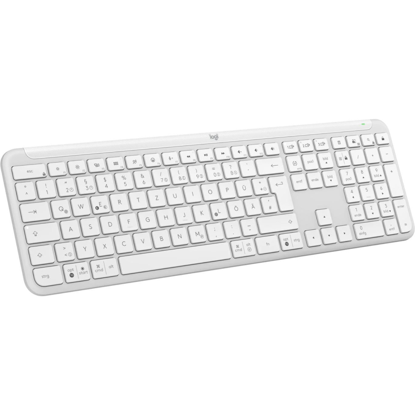 Клавиатура Logitech K950 Bluetooth/Wireless Off-White (920-012466)