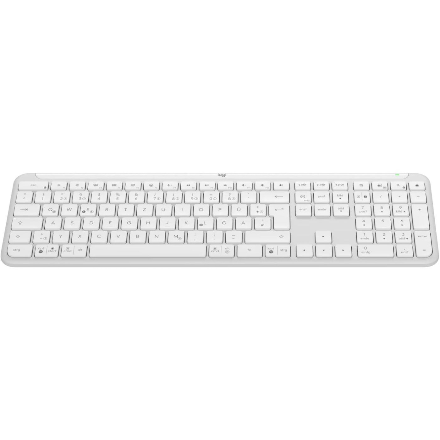 Клавиатура Logitech K950 Bluetooth/Wireless Off-White (920-012466)