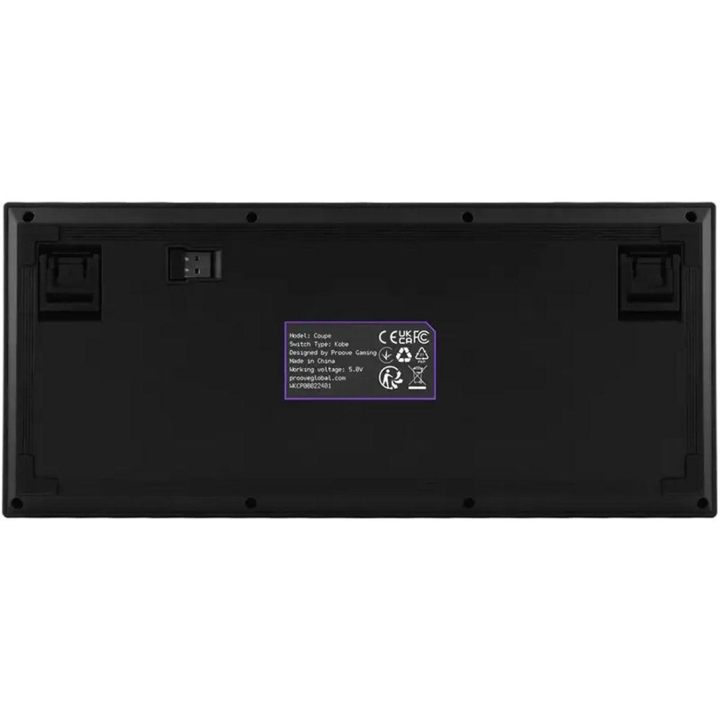 Клавіатура Proove Gaming Coupe (Ukraine Layout) Black (WKCP00022401)