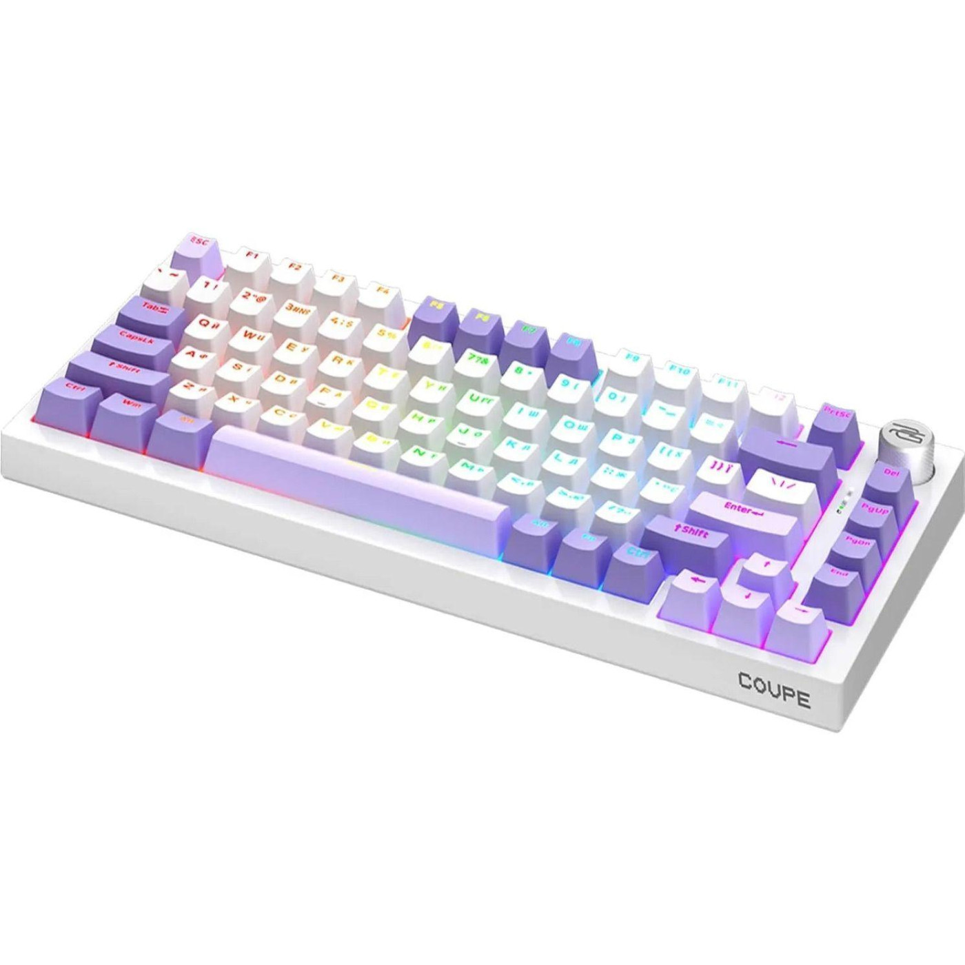 Клавіатура Proove Gaming Coupe (Ukraine Layout) White Purple (WKCP00022404)