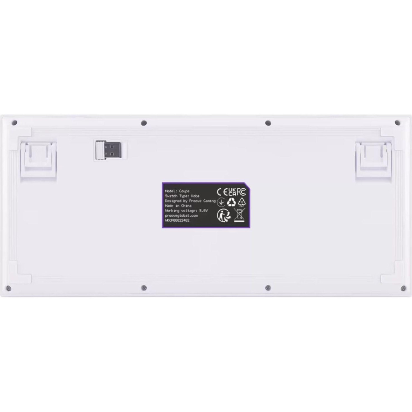Клавіатура Proove Gaming Coupe (Ukraine Layout) White Purple (WKCP00022404)