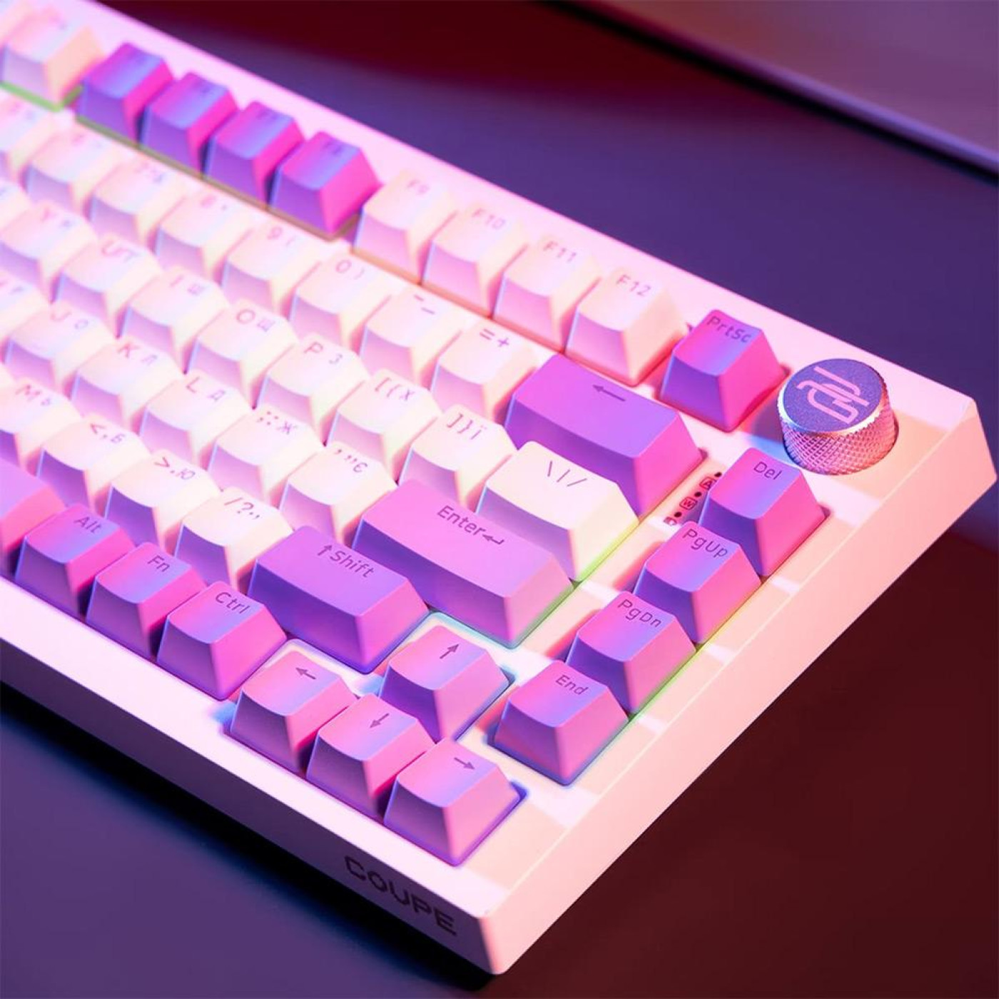 Клавіатура Proove Gaming Coupe (Ukraine Layout) White Purple (WKCP00022404)