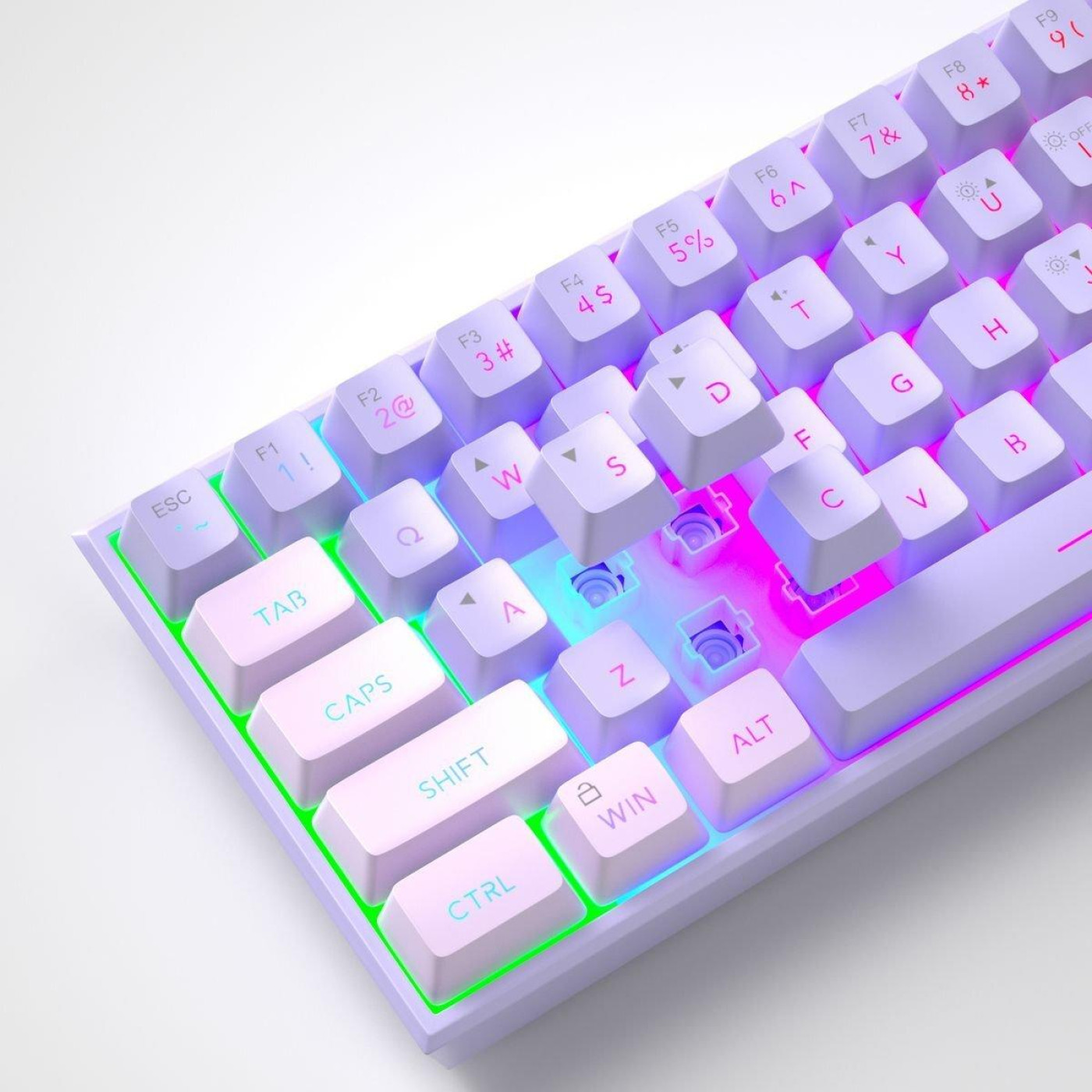 Клавіатура MageGee TS91 RGB (6971969727564-UA) Violet (G-000004393)