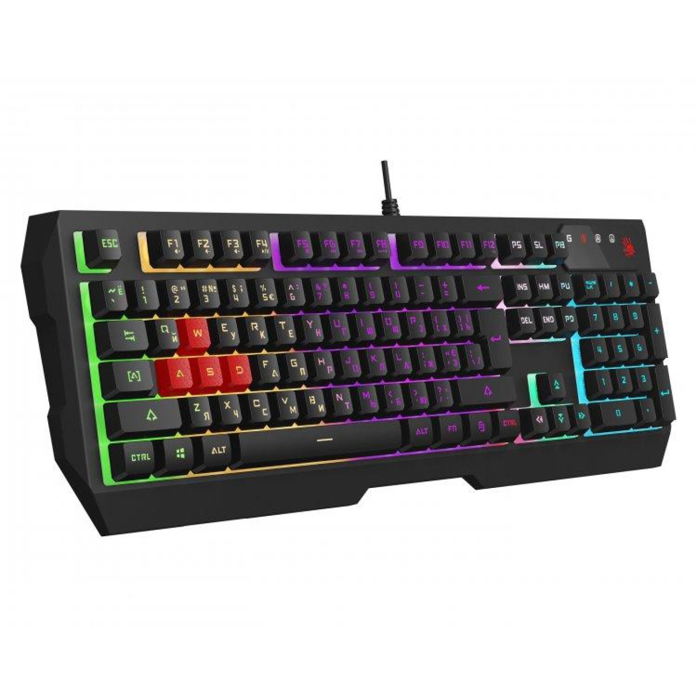 Клавиатура Bloody A4TECH B140N RGB USB Black (B140N (Black))