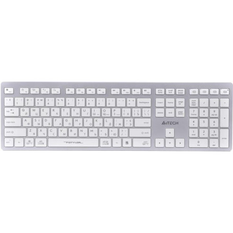 Клавіатура A4Tech Fstyler FBX50C Wireless White (FBX50C (White))