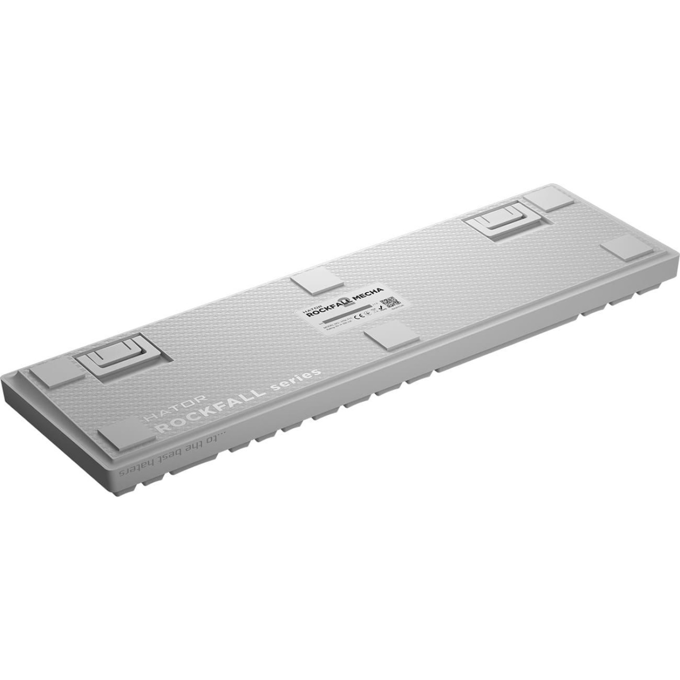 Клавіатура HATOR Rockfall 2 Mecha orange RGB USB White (HTK-711) U2