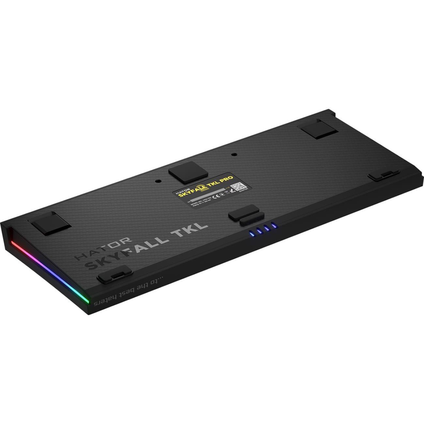Клавіатура HATOR Skyfall 2 TKL PRO orange RGB USB Black (HTK-750) Б/в