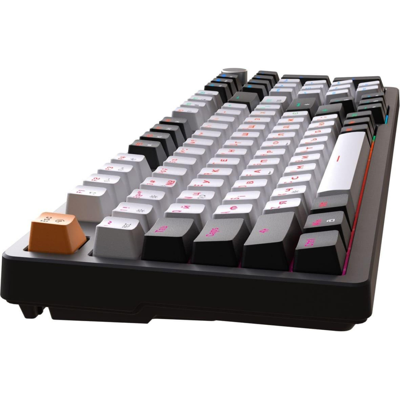 Клавиатура GamePro MK170B Outemu Red Hot-Swap RGB USB Black (MK170B) U1