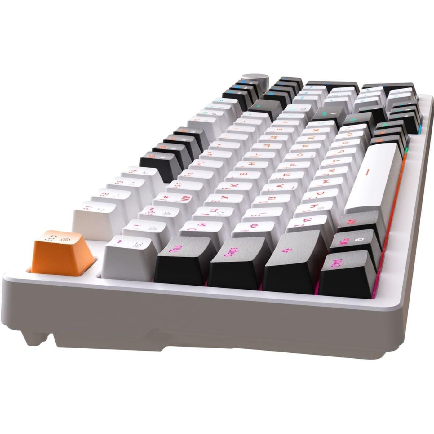 Клавиатура GamePro MK170W Outemu Red Hot-Swap RGB USB White (MK170W)