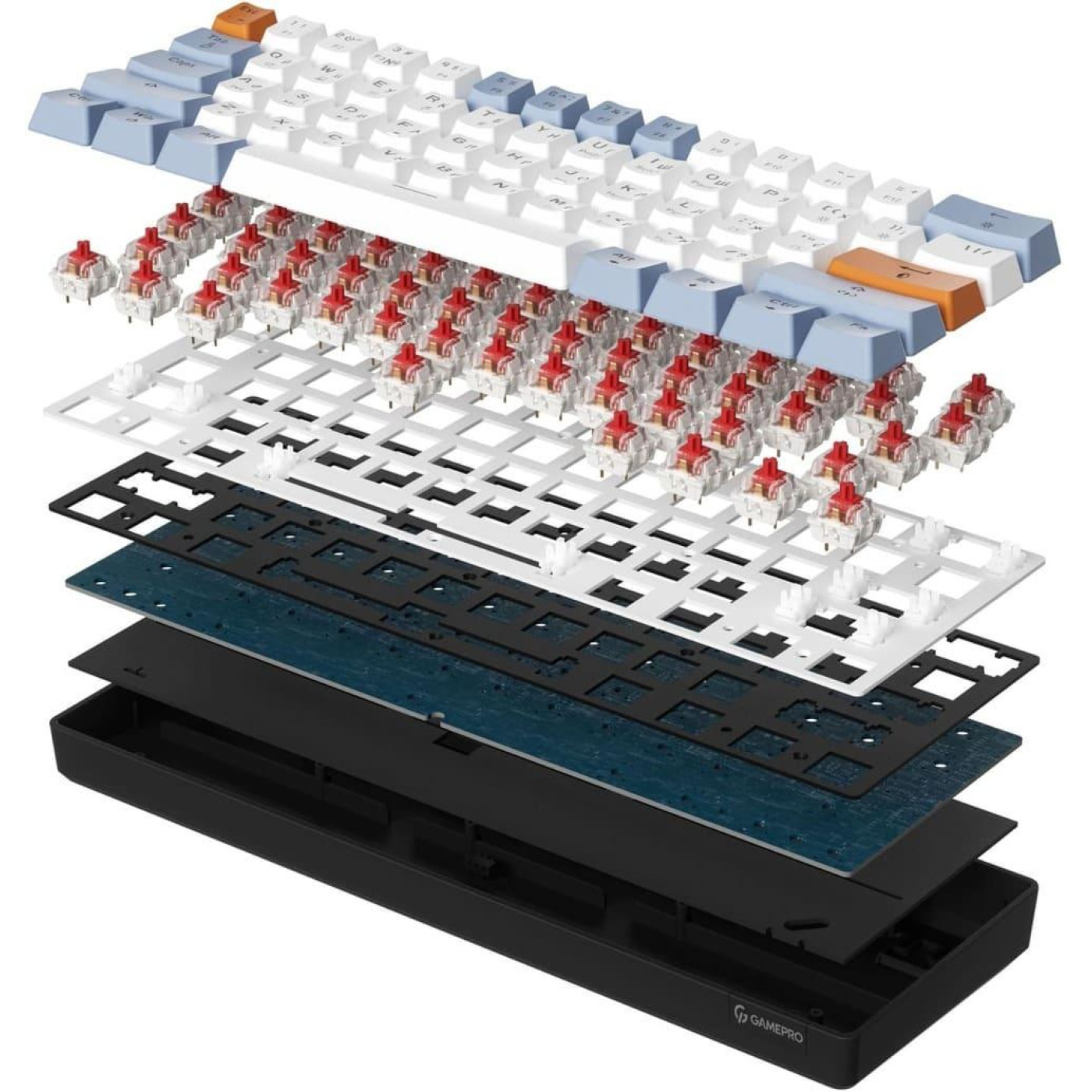 Клавиатура GamePro MK130R Outemu Red Hot-Swap RGB USB (MK130R)