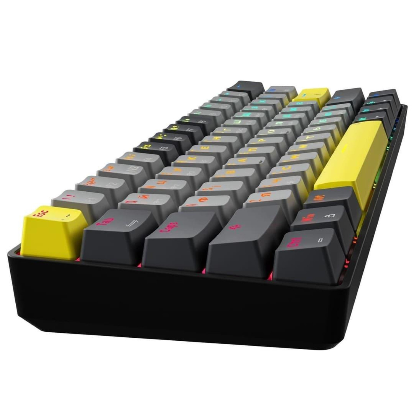 Клавіатура GamePro MK130G Pro Outemu Red Hot-Swap RGB Wireless Black (MK130G Pro) U1