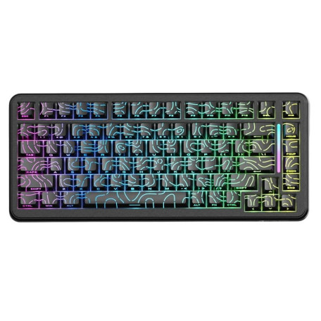 Клавіатура Attack Shark X82 Pro RGB HE Magnetic Switch Wireless (AS-6972792470696-BCL) Black Contour Line (G-000003606)