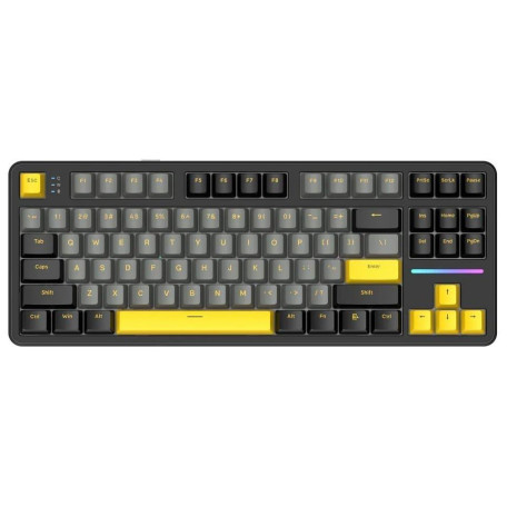 Клавіатура Attack Shark X87 RGB Linear Strawberry Switch Wireless (AS-6972792470429-SB) Star Black (G-000003585)