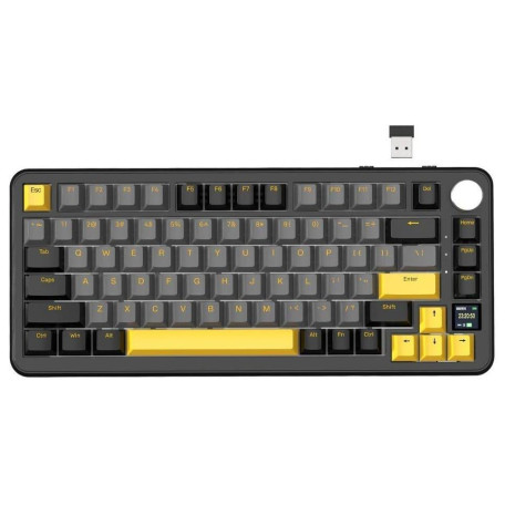 Клавіатура Attack Shark X85 Pro RGB Linear Blueberry Switch Wireless (AS-6972792470368-SB-UA) Starry Black (G-000003591)