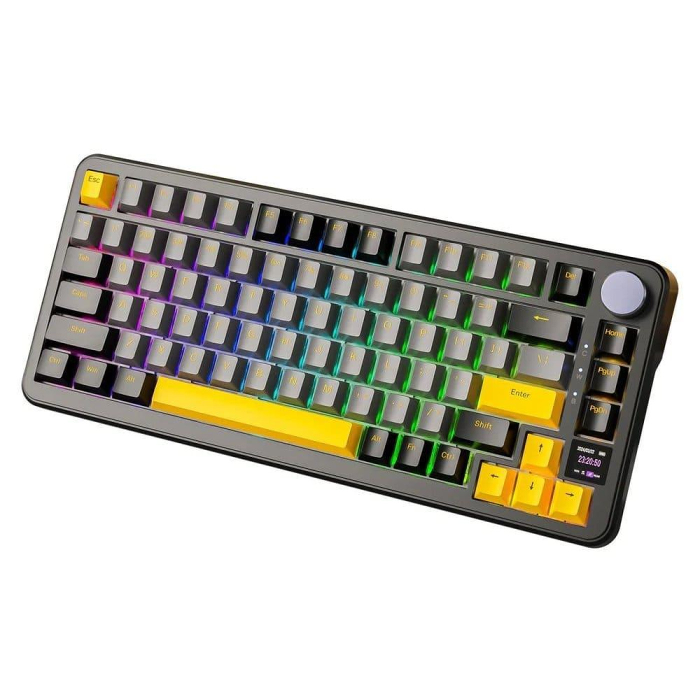 Клавиатура Attack Shark X85 Pro RGB Linear Blueberry Switch Wireless (AS-6972792470368-SB-UA) Starry Black (G-000003591)