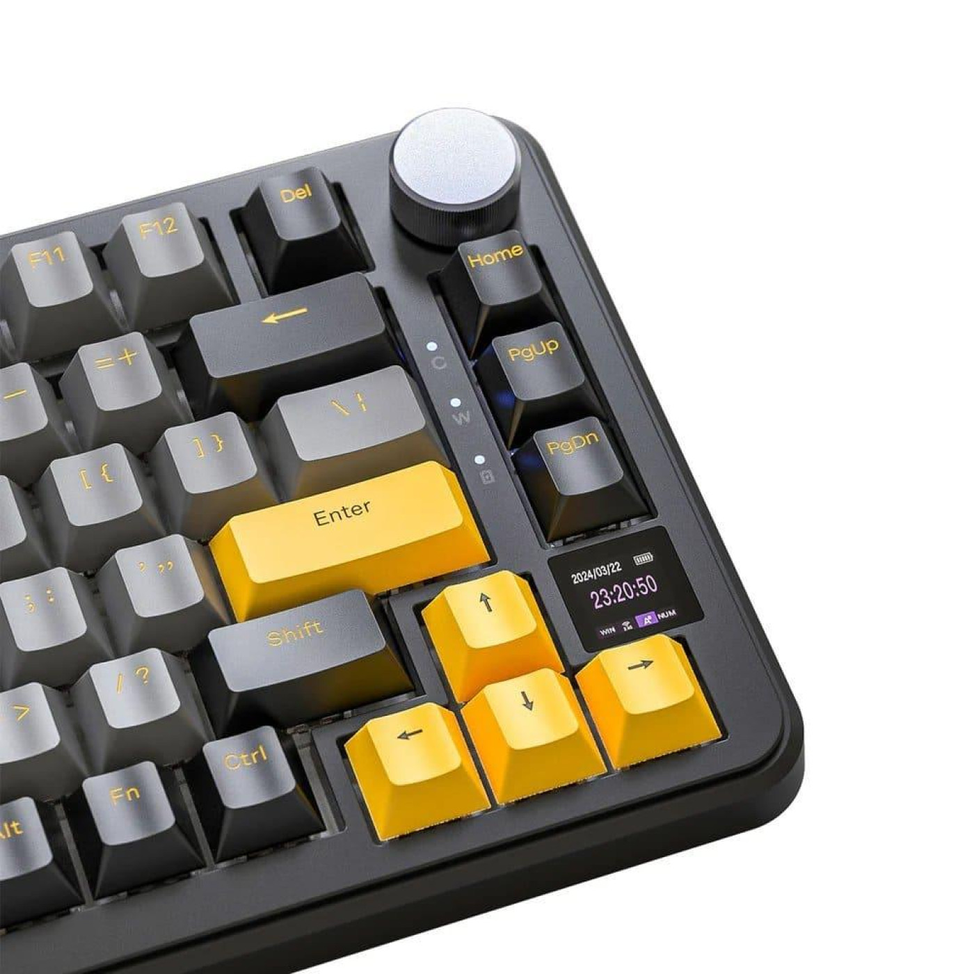 Клавиатура Attack Shark X85 Pro RGB Linear Blueberry Switch Wireless (AS-6972792470368-SB-UA) Starry Black (G-000003591)