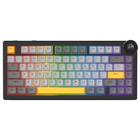 Клавіатура Ajazz AK820 V2 White Peach Switch (AK820-V2-WP-BGY)