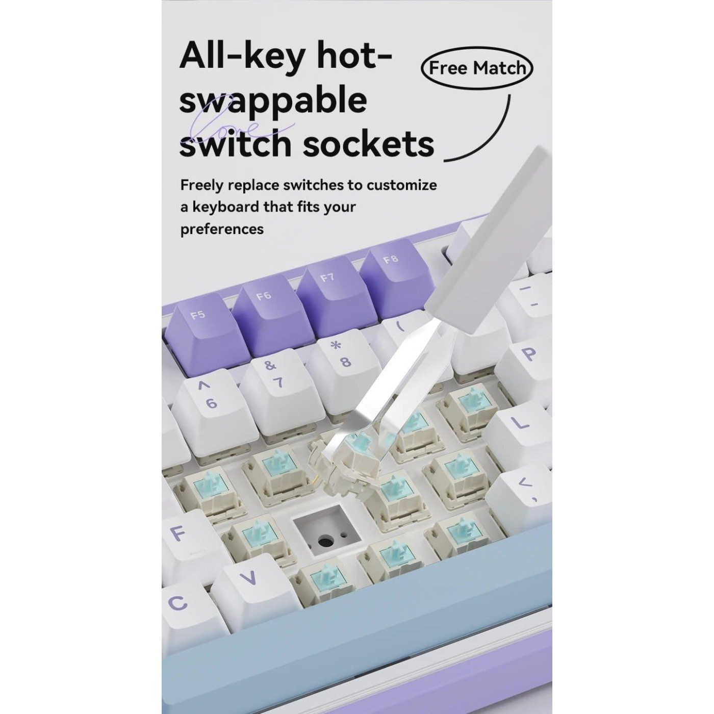 Клавіатура Ajazz AK980 Clear Sky Switch Black-Gray-Yellow (AK980-CS-BGY)