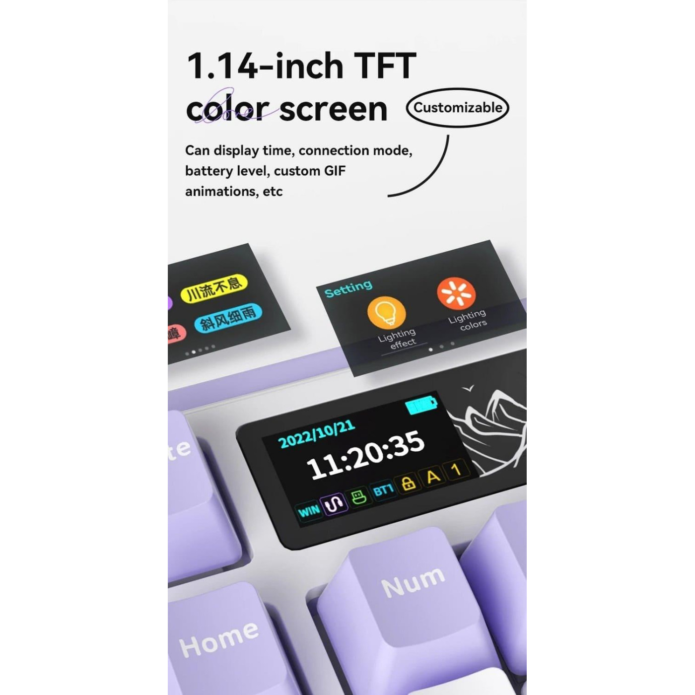 Клавіатура Ajazz AK980 Clear Sky Switch Black-Gray-Yellow (AK980-CS-BGY)