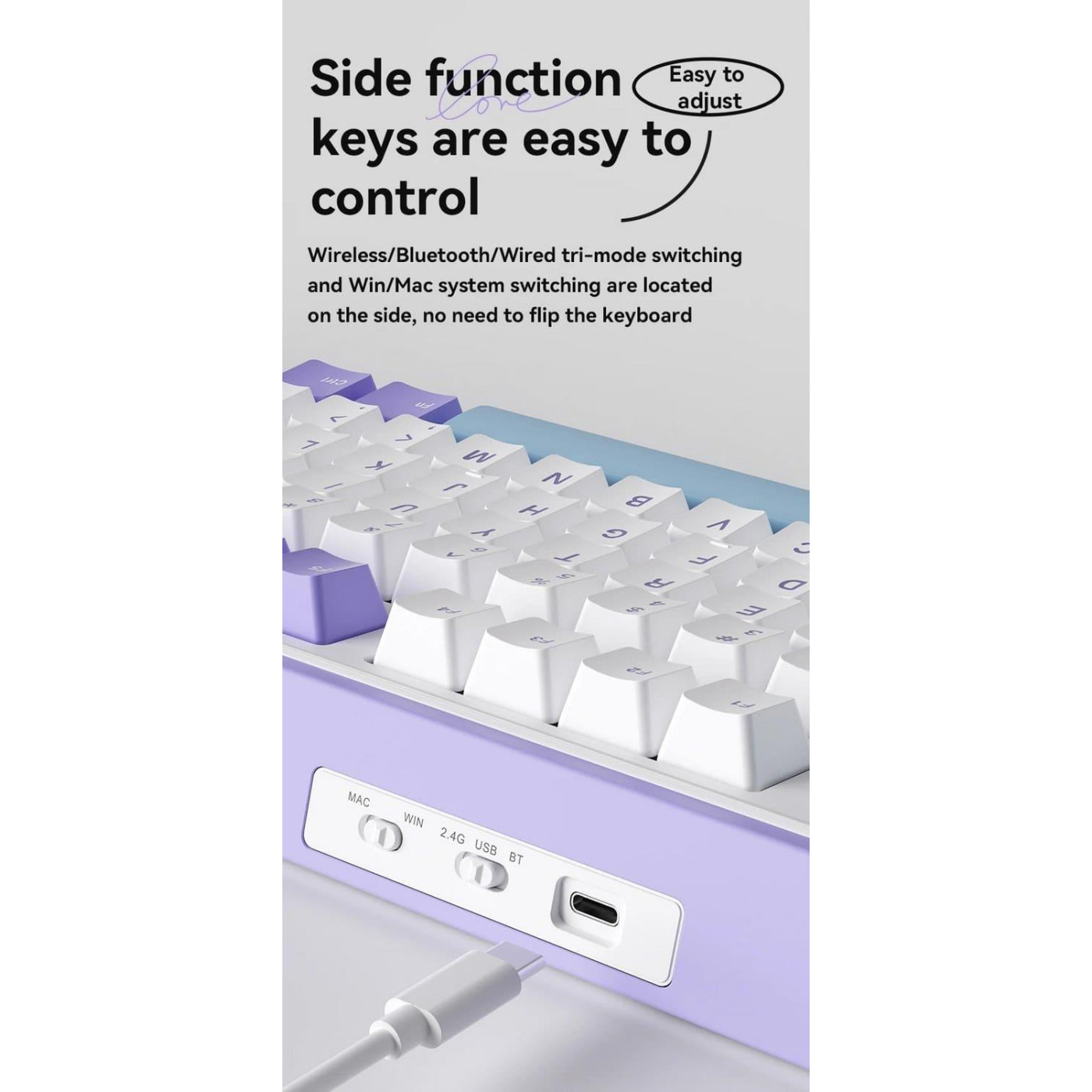 Клавіатура Ajazz AK980 Clear Sky Switch Black-Gray-Yellow (AK980-CS-BGY)