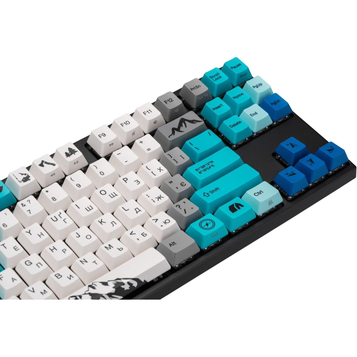 Клавиатура Varmilo APG87 Summit R1 C-TK Brown WL/USB-A White Led (A94A050D3A5A17A007)
