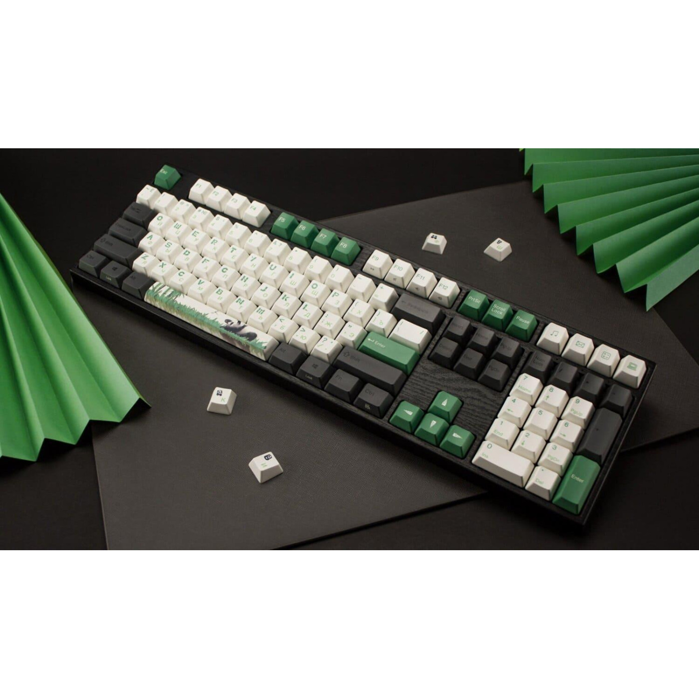 Клавиатура Varmilo APT108 Panda R2 C-TK Red WL/USB-A White Led (A93A029D4A5A17A007)
