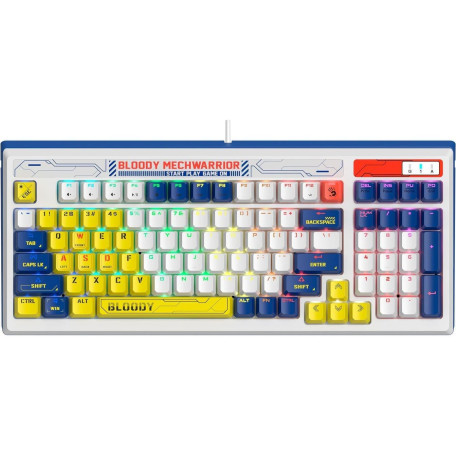Клавіатура Bloody A4Tech B950 RGB LK Libra Switch Warrior Blue (B950 RGB Warrior Blue) (B950 RGB (Warrior Blue))