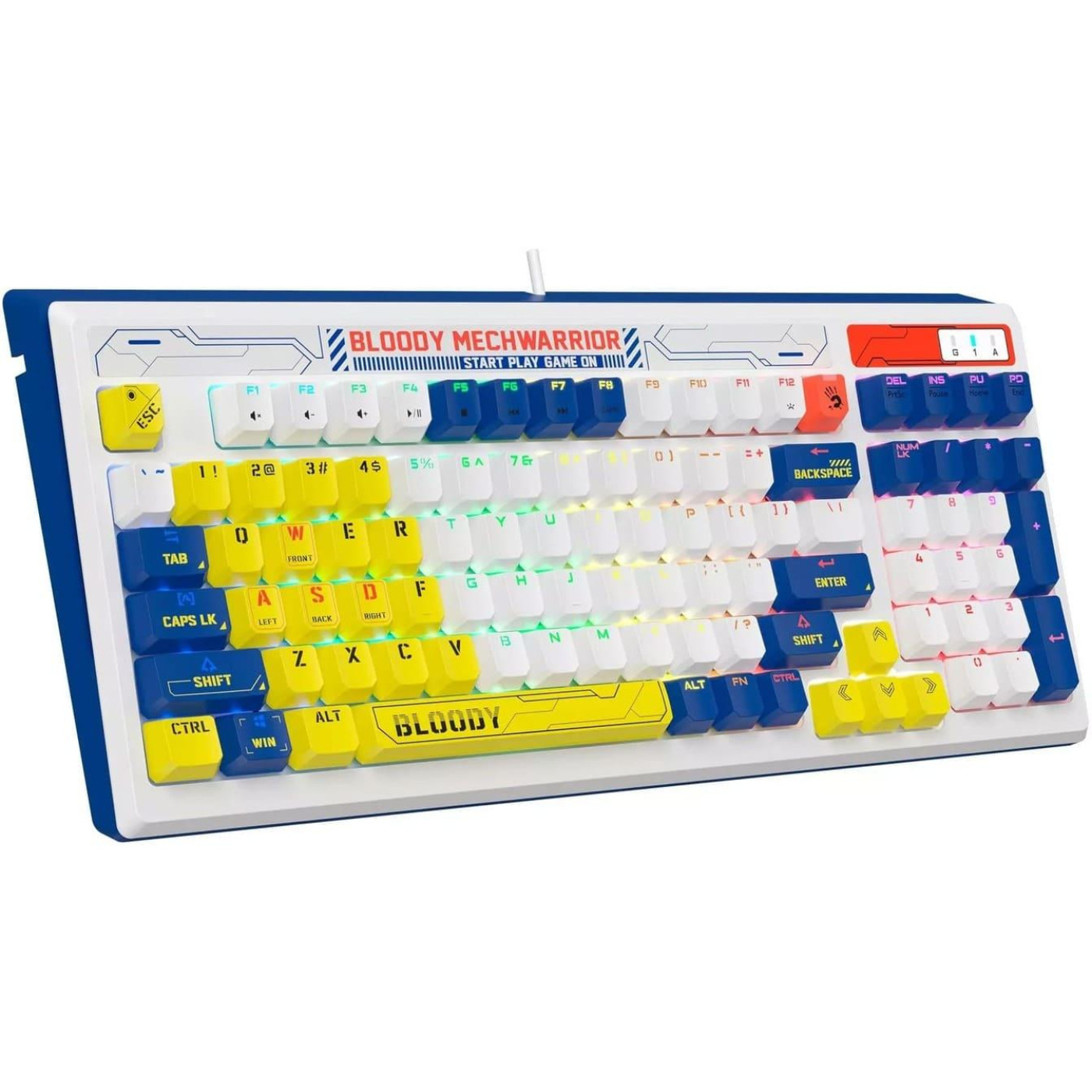 Клавіатура Bloody A4Tech B950 RGB LK Libra Switch Warrior Blue (B950 RGB Warrior Blue) (B950 RGB (Warrior Blue))