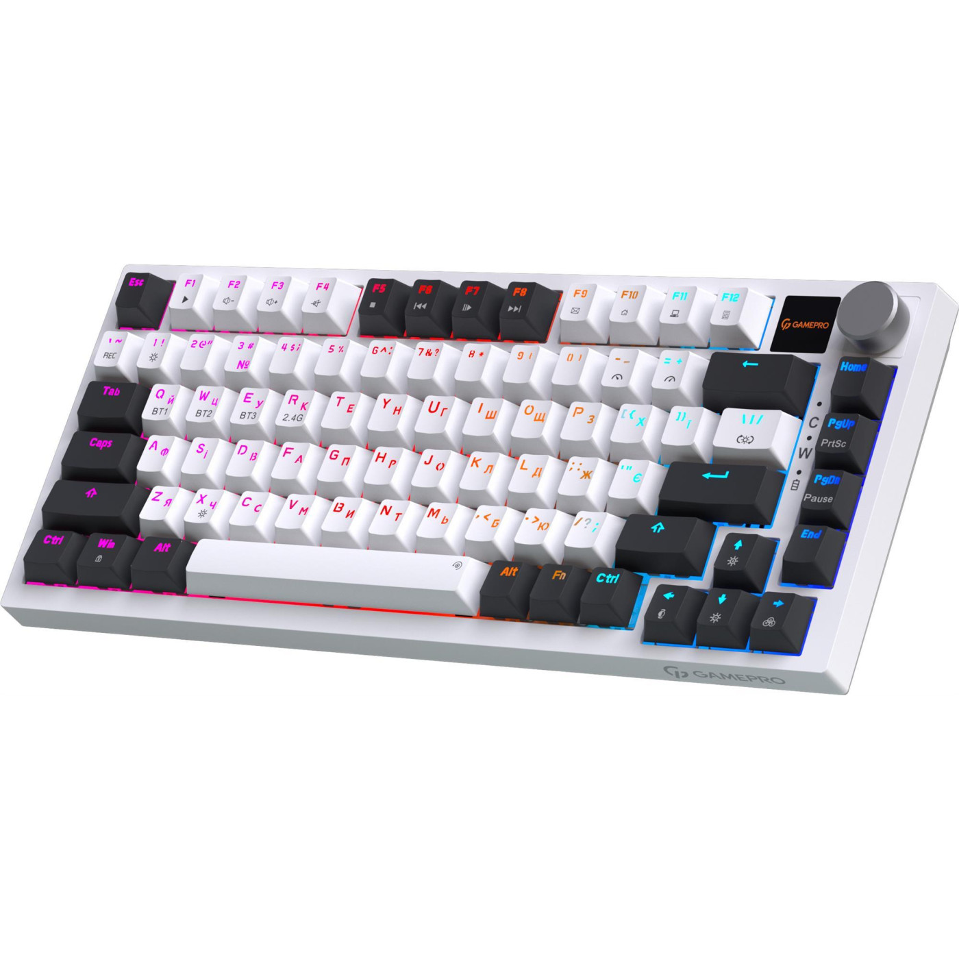 Клавиатура GamePro MK160D Pro QLAB Sakura Switch White (MK160-W-D-QS-PRO)